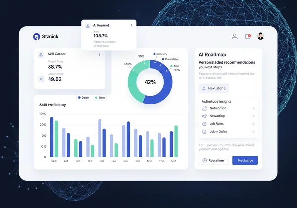 AI-powered career assessment results dashboard