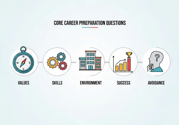 視覺化關鍵職業準備問題