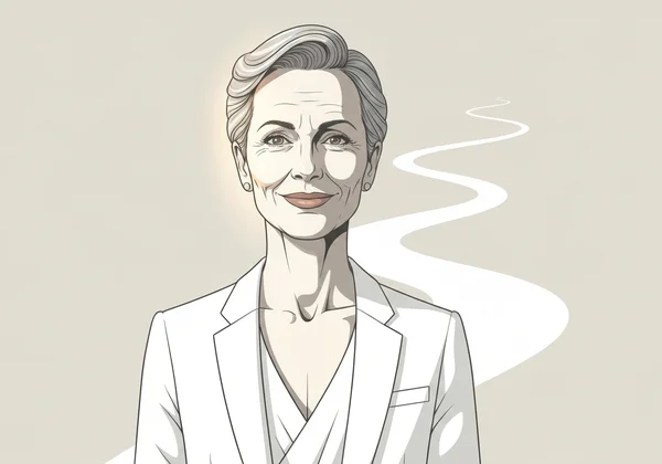 Pessoa com clareza tomando decisões de carreira confiantes