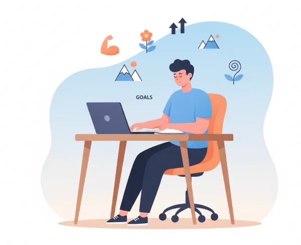 Self assessment concept illustration