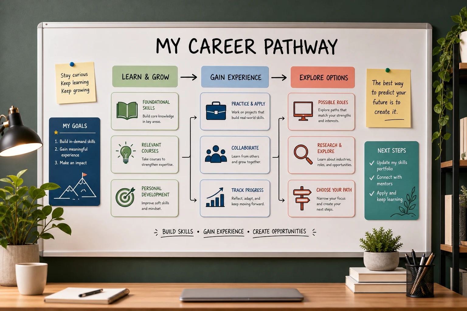 Career pathway planning board