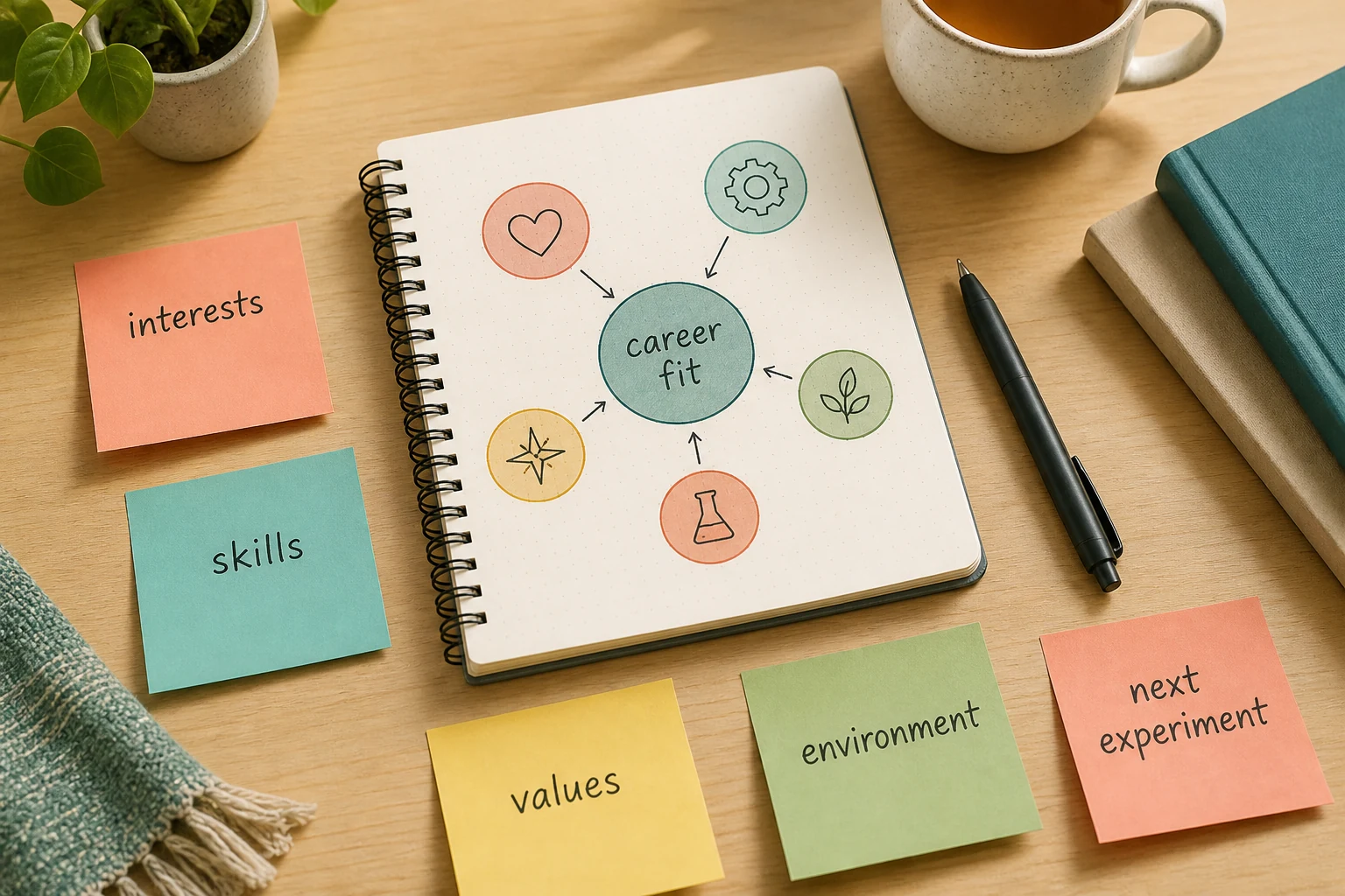 Career fit decision map