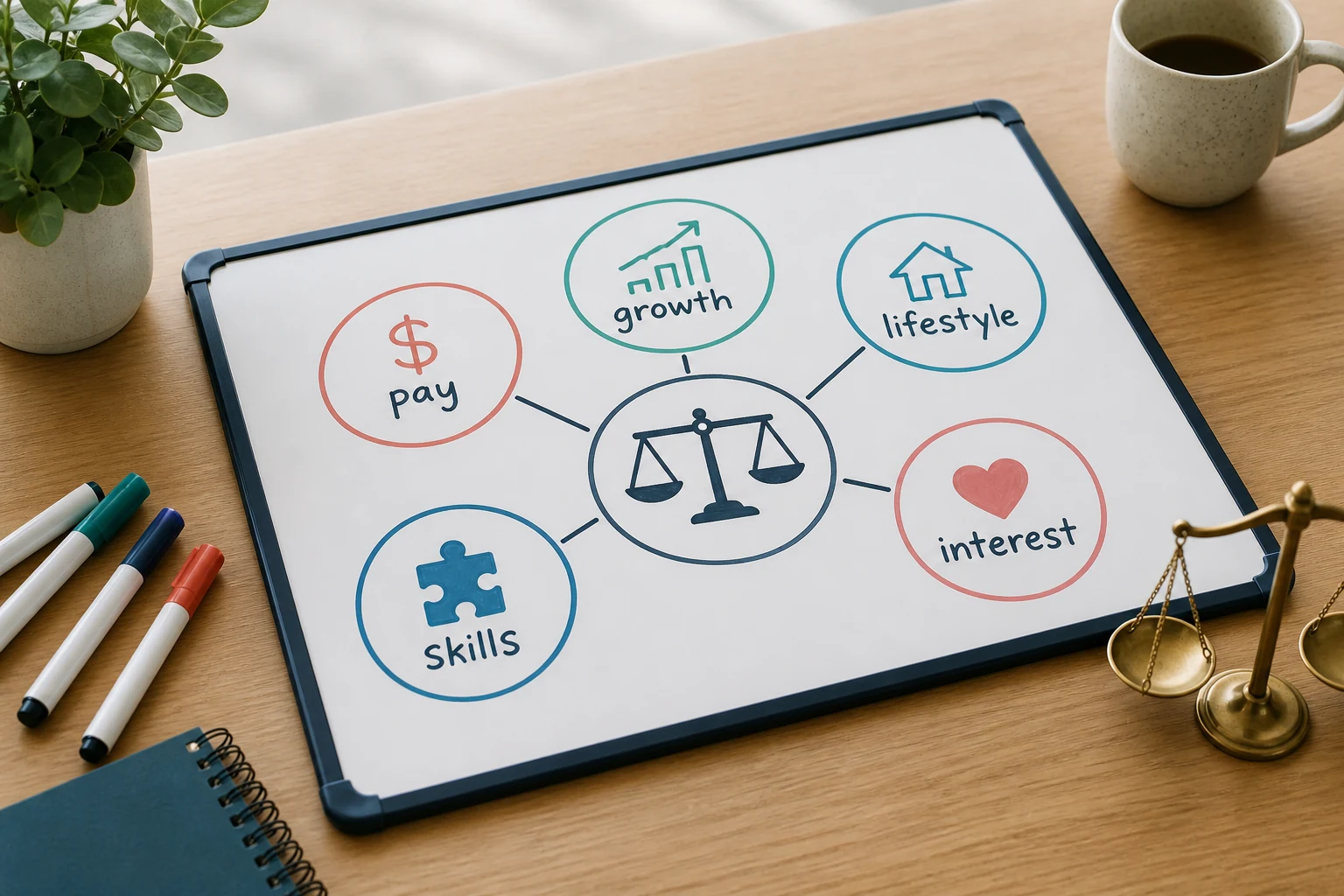 Career pay and fit balance